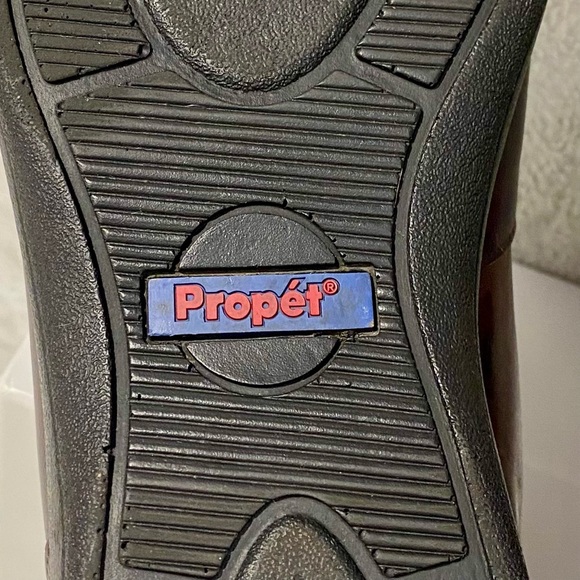 Propet Brown Leather Elite Walkers Women’s Size 8X (2E) Wide Steel Shank Lace Up - Picture 9 of 11